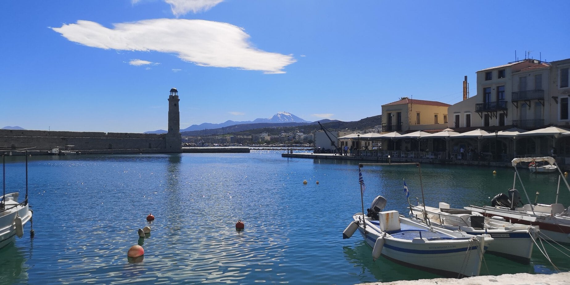 Historic harbour in Rethymno